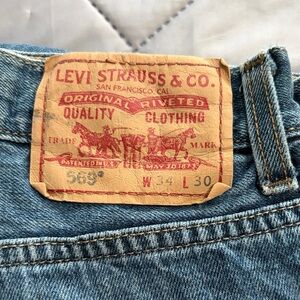 Levi's Classic Blue Denim Jeans